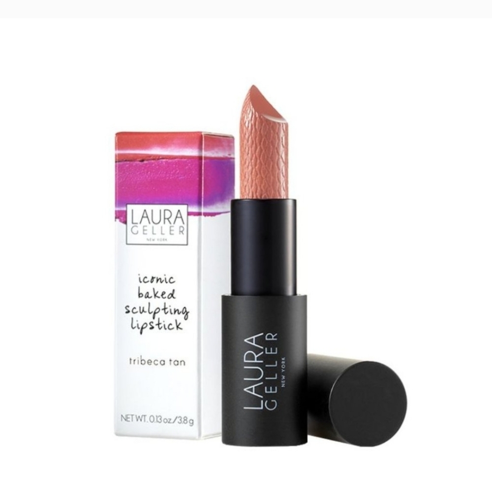 Laura Geller NEW Iconic Baked Sculpting Lipstick - Warm Tan